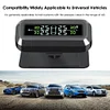 C68 USB+Solar Car Tire Pressure Monitor System with 4 External Sensors