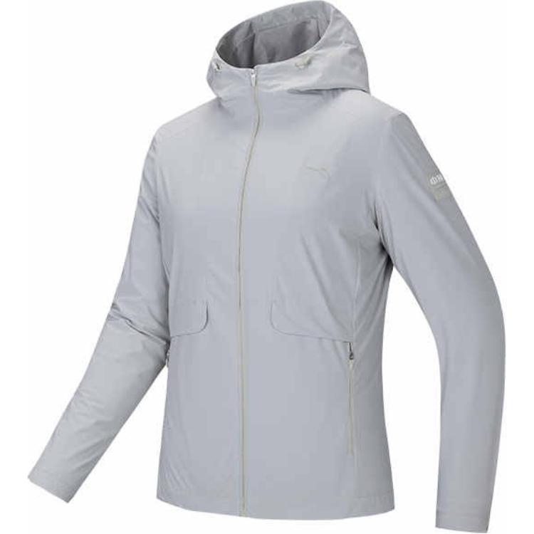 ANTA Variety Training Collection Trench Coats Women's Sand Dune Gray