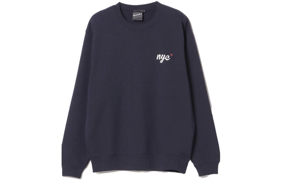 Beams Sweatshirts Men Marine Blue