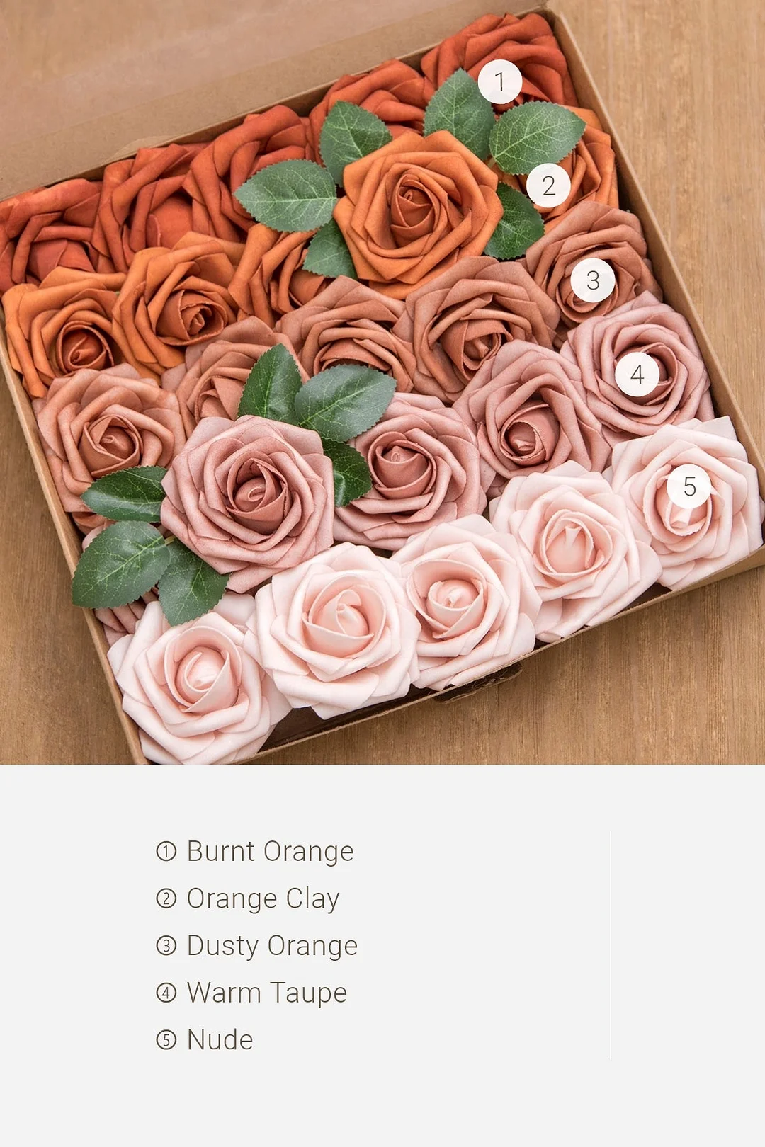 3" Foam Rose with Stem - 56 Colors