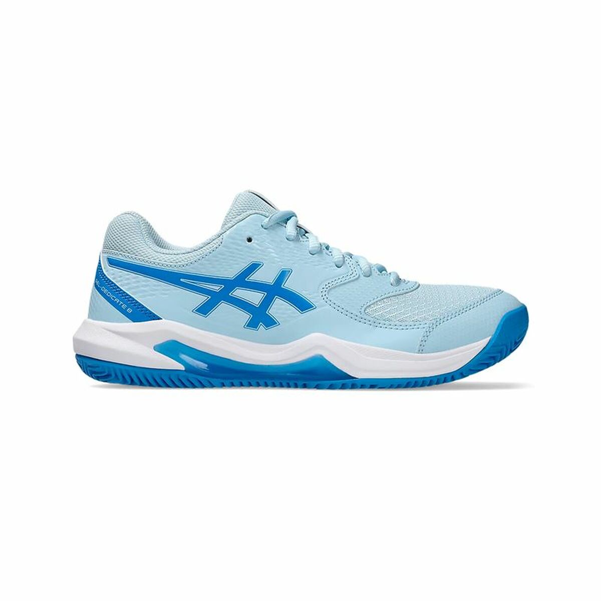 Women's Tennis Shoes Asics Gel-Dedicate 8 Clay Light Blue