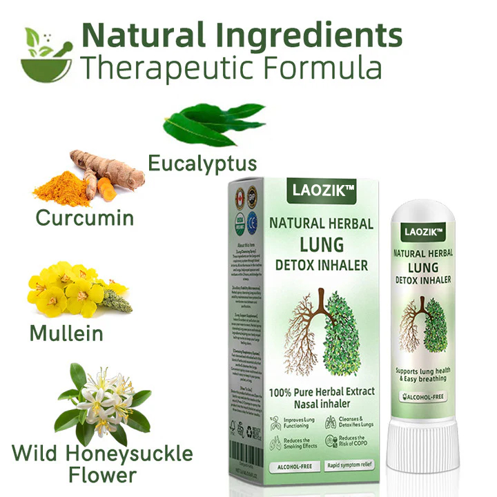 LAOZIK™ Natural Herbal Lung Detox Inhaler