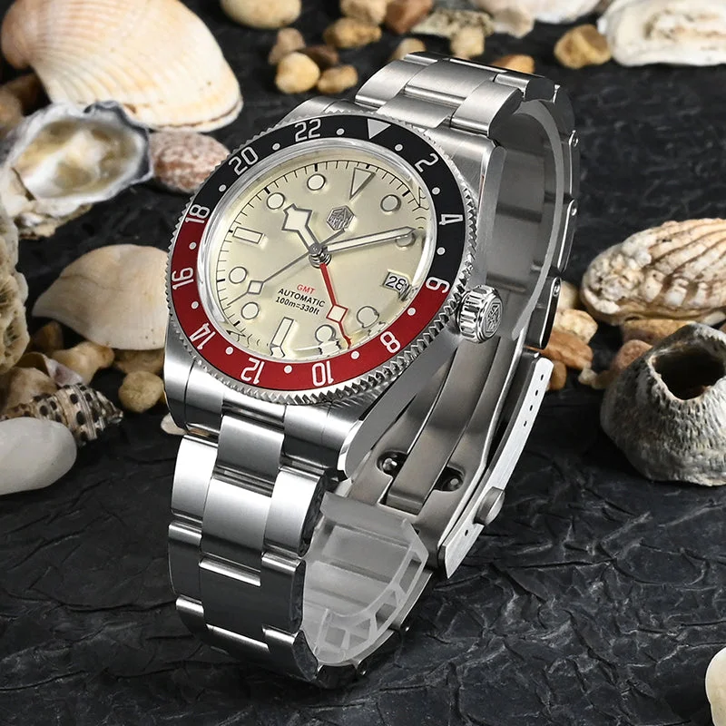 San Martin NH34 BB58 GMT Watch SN0109