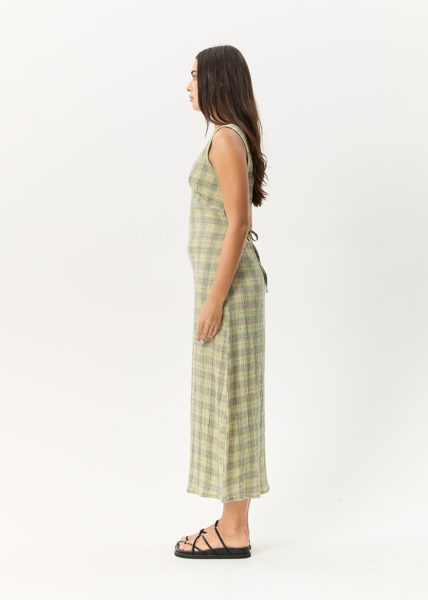 Seersucker Maxi Dress