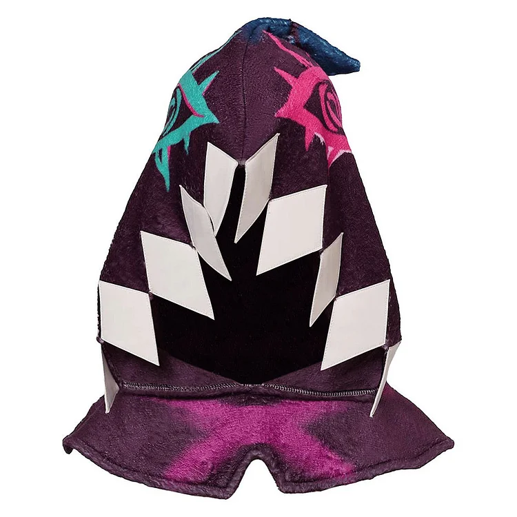 Arcane: League Of Legends 2 (2024) Jinx Flannel Hood Hat Halloween Carnival Costume Accessories - Coshduk