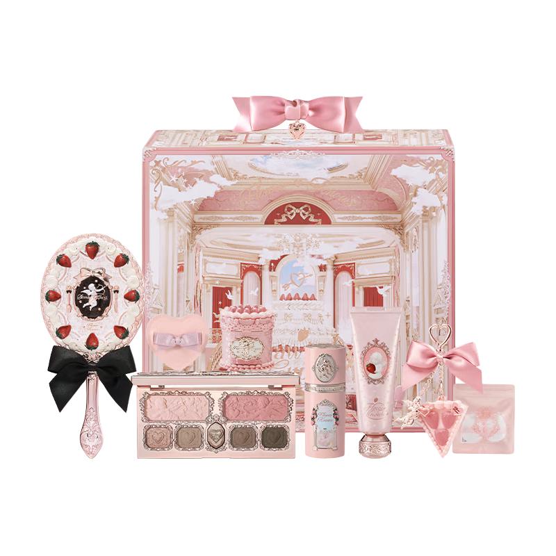 FlowerKnows Dream Tea Break Makeup Sets Easy to Blend Complexion Nine Piece Set