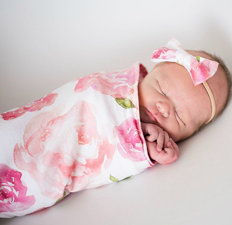 17"-20" Adorable Reborn baby Swaddle Blanket and Headband Set Accessories by Creativegiftss® 2024 -Creativegiftss® - [product_tag] RSAJ-Creativegiftss®