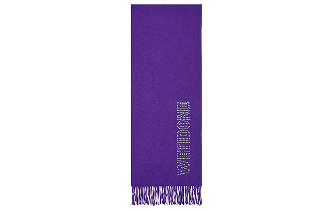 WE11DONE Silk Scarves Unisex Purple