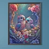 Diamond Painting -DIY Round Partial AB Drill A Pair of Love Birds(45x60cm)