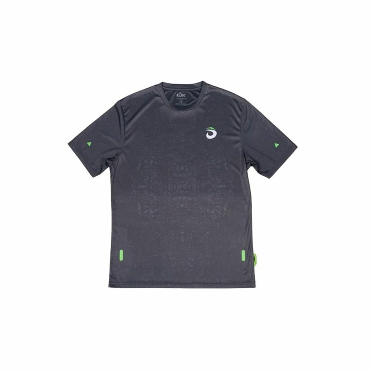 Short-sleeve Sports T-shirt Lok Sports Play Black Padel