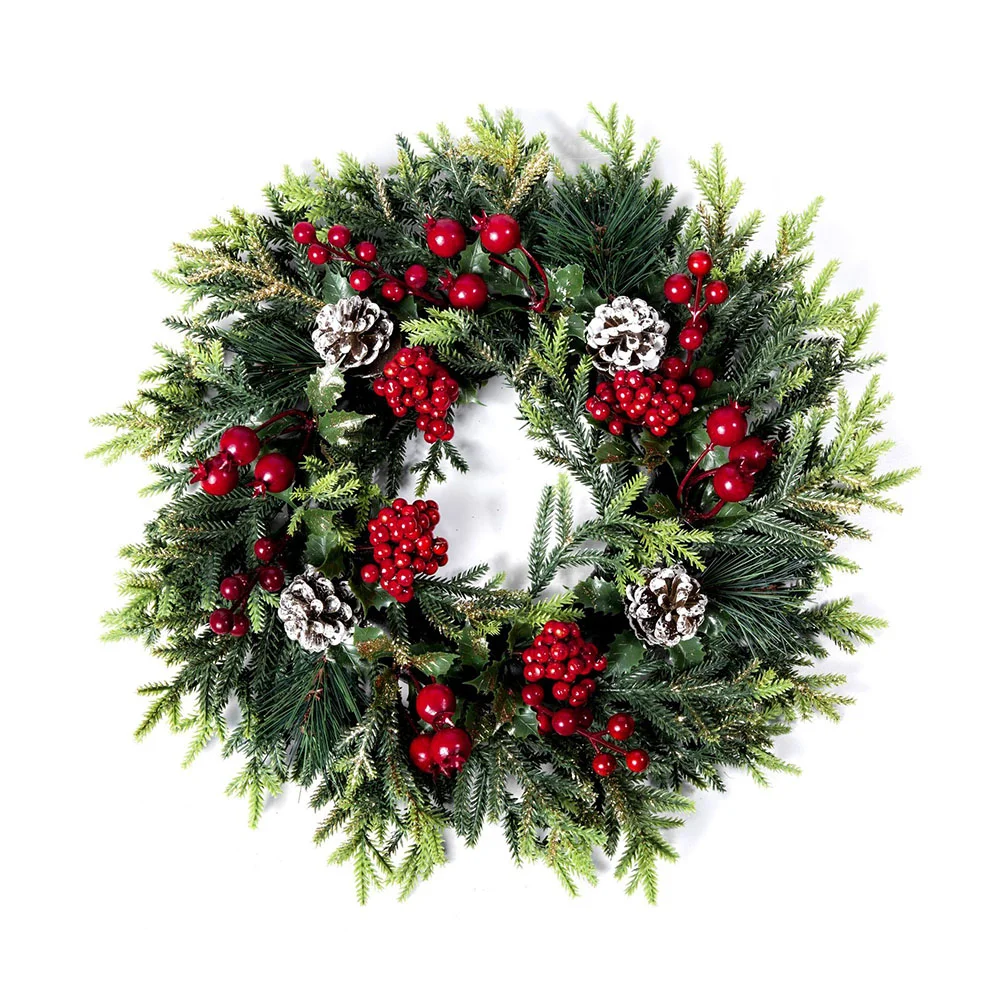 Christmas wreath ornaments props decoration