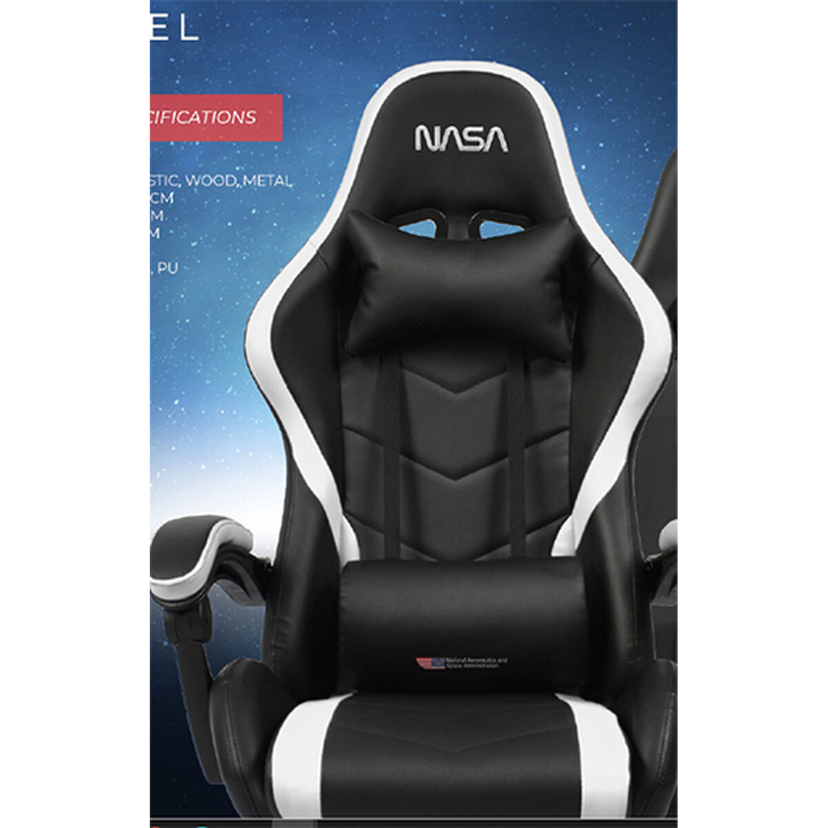 Gaming Chair NASA OR009 W