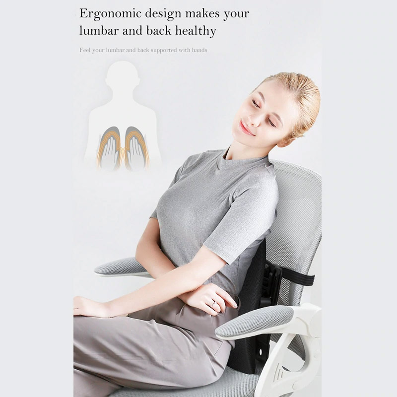Double-Winged Back Support For The Car - Adjustable Driving lumbar support looks like lungs
