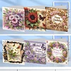 6Pcs Diamond Painting Christmas Happy Birthday Greeting Card Kit for Family Friends Gift