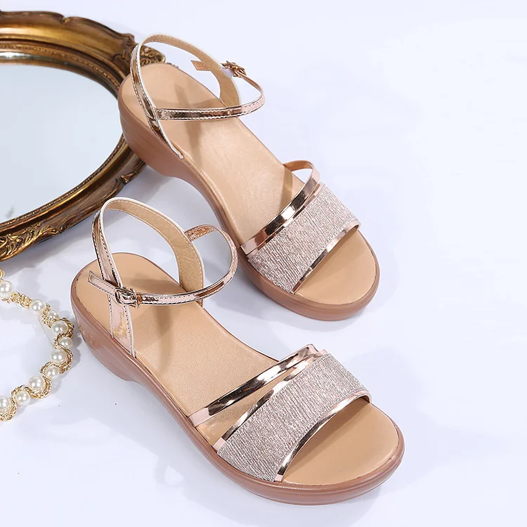 🔥Last Day Promotion 50% OFF - 2024 New Women's Open Toe Wedge Orthopedic Sandals