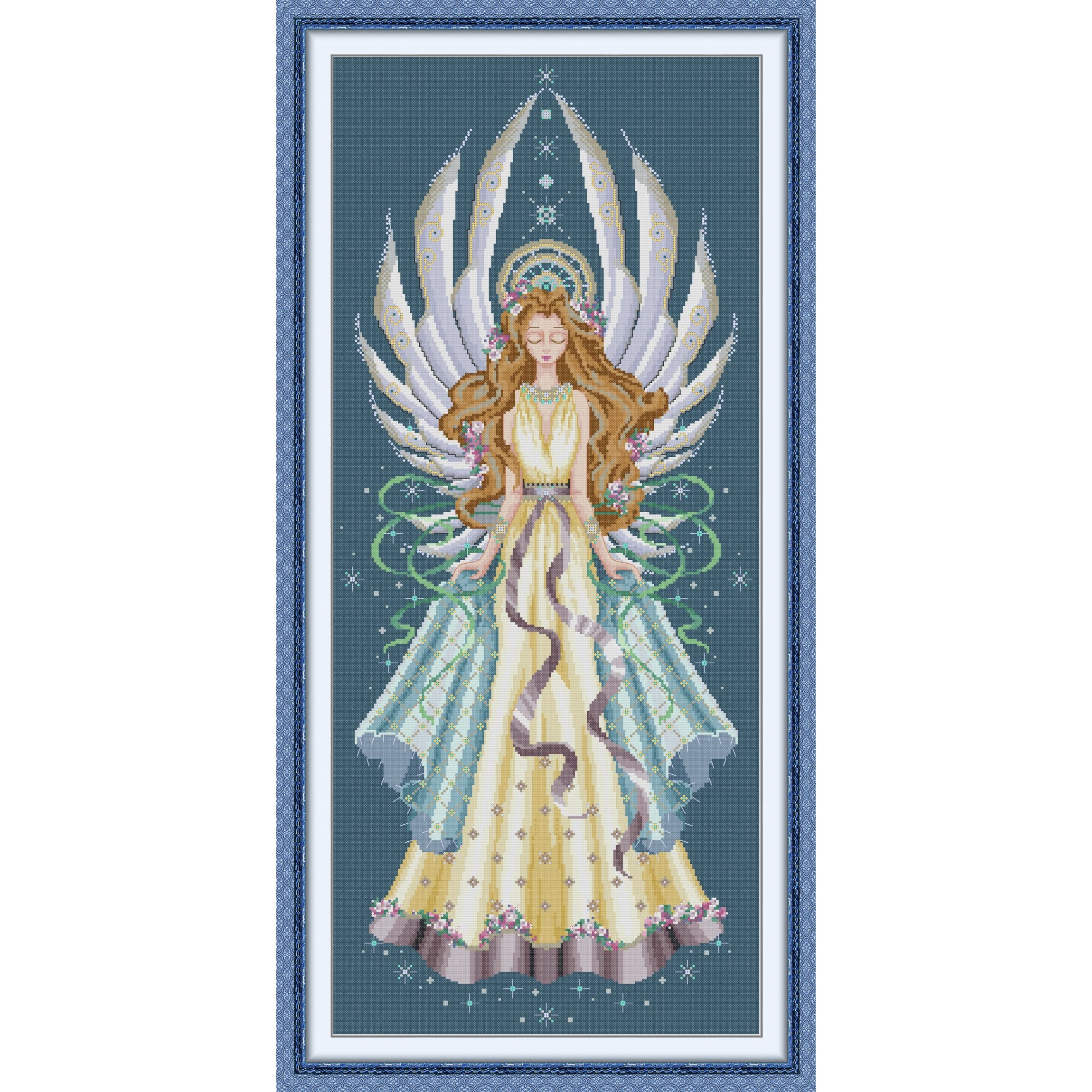会員様限定 お買い得商品 14CT Joy Goddess(40*82cm) Stitch Cross Stamped Sunday iPhoneアクセサリー