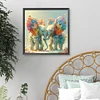 Diamond Painting-DIY Full Round Drill Elephant（40*40CM)
