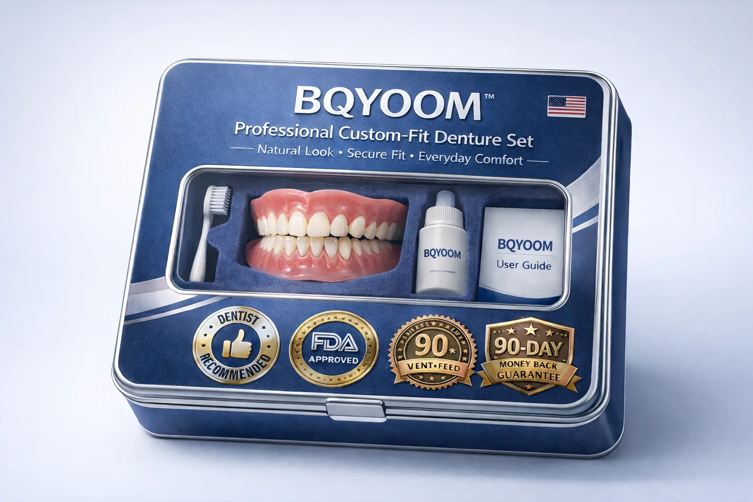 🌎Ends Today: 70% OFF! BQYOOM™ Custom-Fit Full Functional DenturesMake you more confident