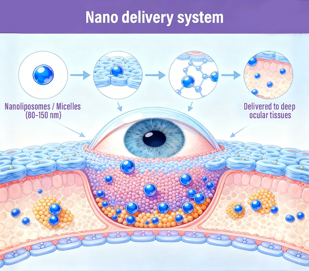 Diagram showing Zakdavi's nano-delivery system working