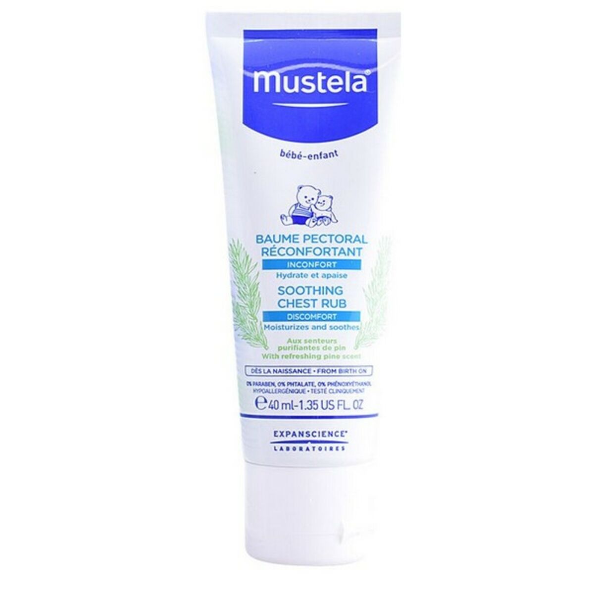 Chest Rub for Babies Mustela Ni&ntilde;o (40 ml) 40 ml