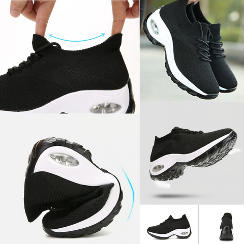 Orthopedic Walking Shoes Platform Sneakers for Women, Breathable, comfortable