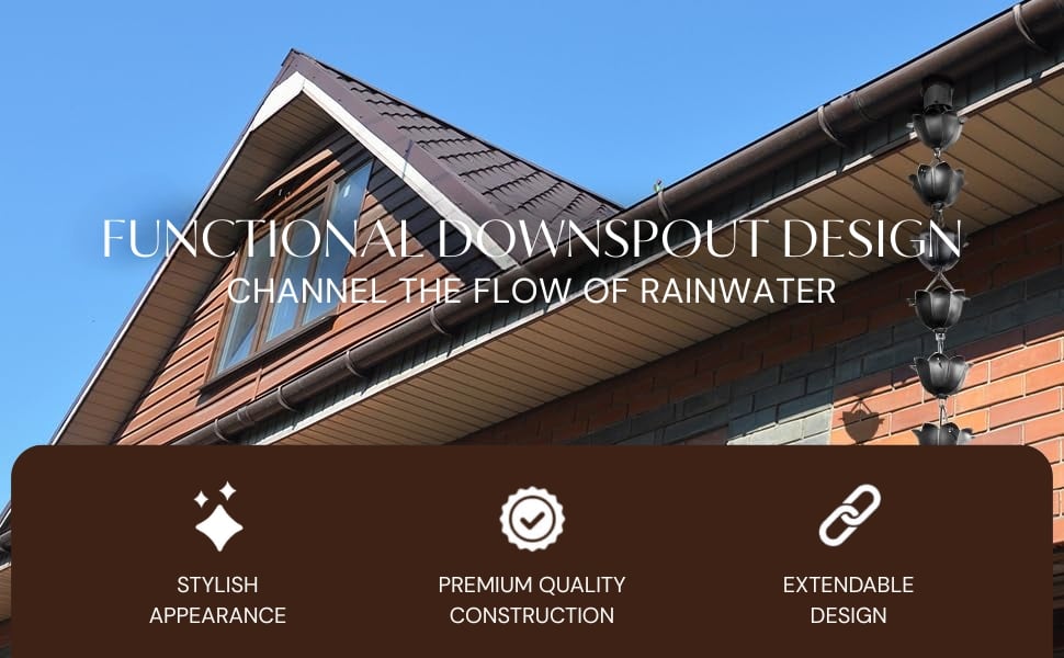 increase curb appeal beautiful alternative to gutter downspout transports rainwater to the ground increase curb appeal beautiful alternative to gutter downspout transports rainwater to the ground