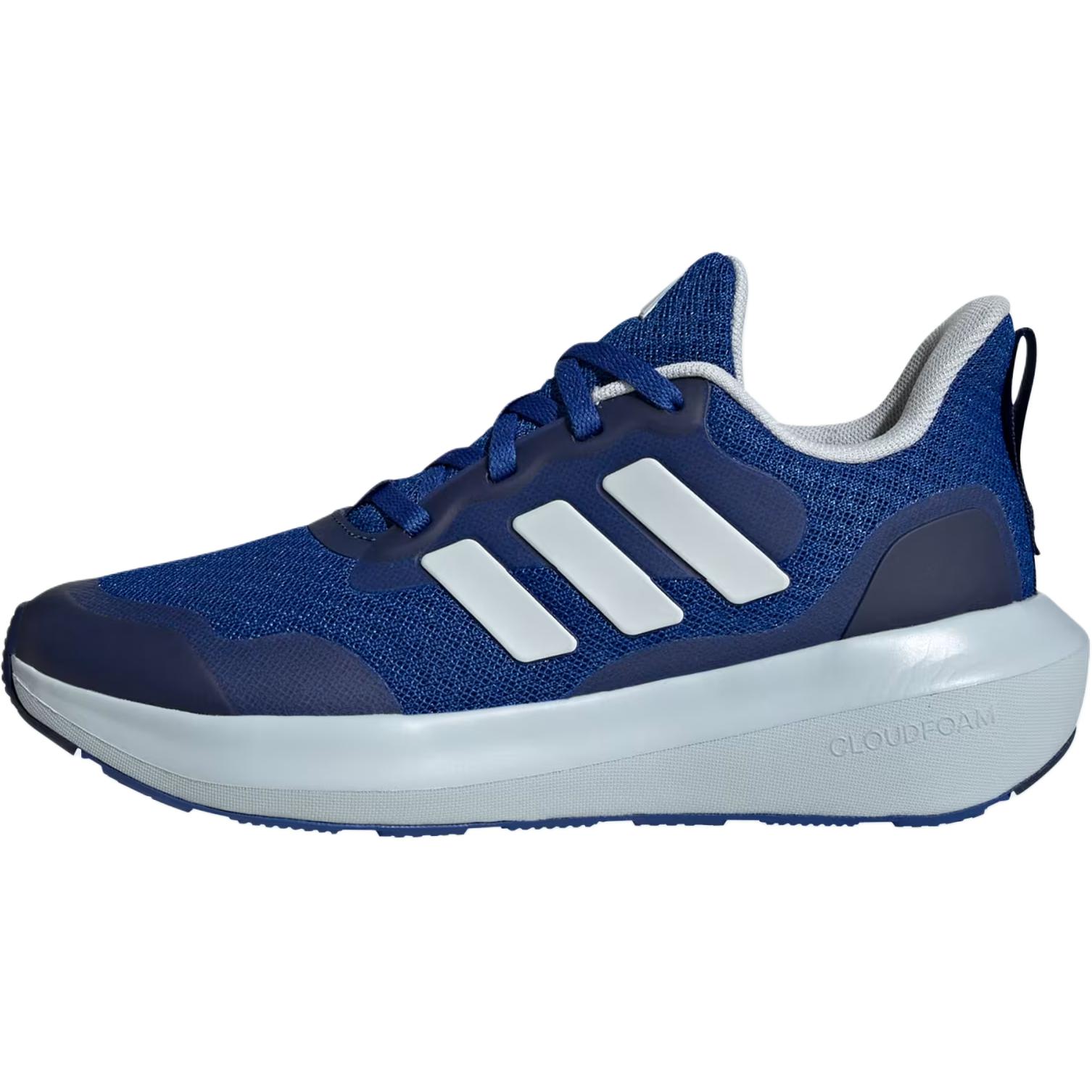 Adidas Fortarun 2.0 Slip Resistant And Breathable Low Top Kids' Running Shoes Royal Blue/Halo Blue/Dark Blue Teenagers