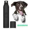 Electric Dog Nail Grinder Rechargeable Pet Nail Trimmer 2-Speed Cat Nail Grinder