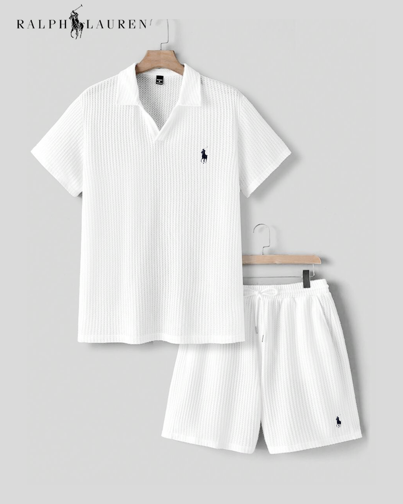 Ralph Lauren – Summer Set Made of Breathable Textured Fabric