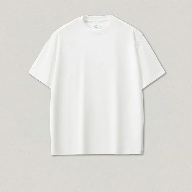 PASUXI Trendy Men's Heavyweight Cotton Drop Shoulder Short Sleeve T-Shirt Wholesale huanwei