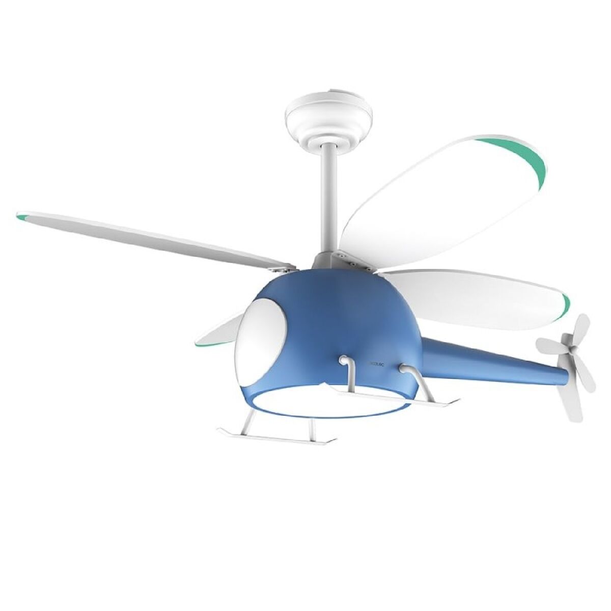 Ceiling Fan with Light Cecotec EnergySilence Aero 4600 Helicopter Blue 35 W 32 W Helicopter
