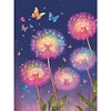 Diamond Painting -DIY Round Drill Colorful Dandelion