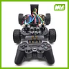 Arduino smart car, Mecanum wheels, PS2 remote controller, Bluetooth-controlled robotic arm, four-way line following