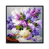 Hydrangeas - 11CT Stamped Cross Stitch - 50*50cm - Flower