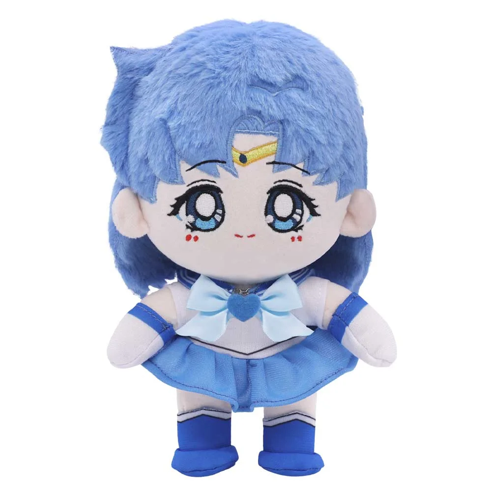 Anime Sailor Moon Mizuno Ami Blue Cosplay Plush Toys Cartoon Soft Stuffed Dolls Mascot Birthday Xmas Gift