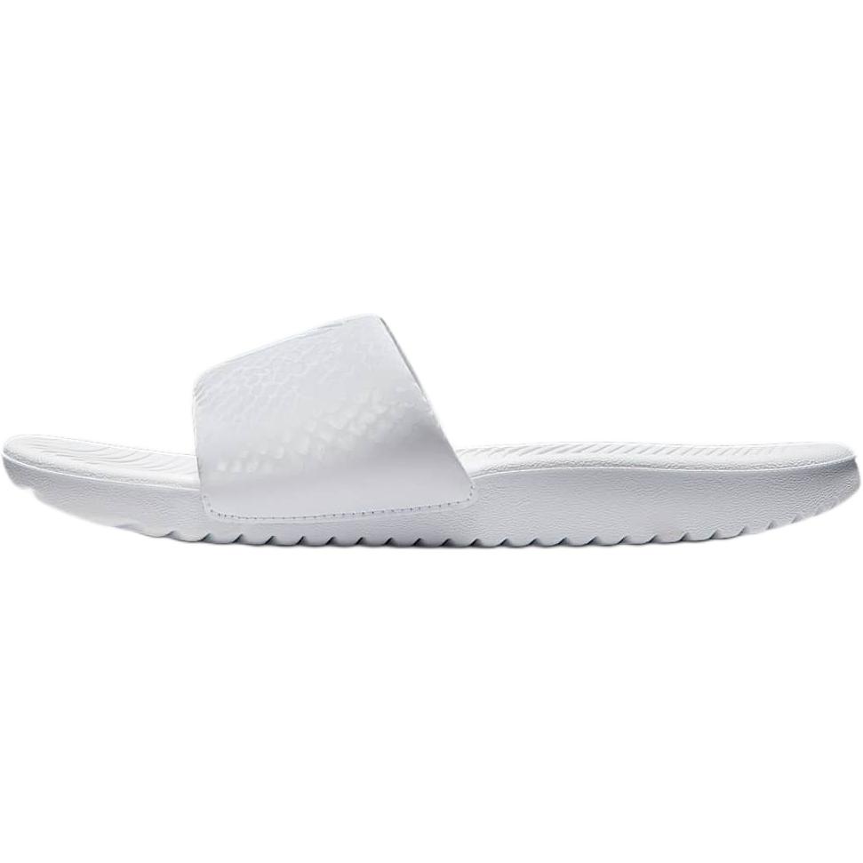 Nike Kobe Kawa Slide Anti Slip Wear Resistant Low Top Kids' Slippers White Teenagers