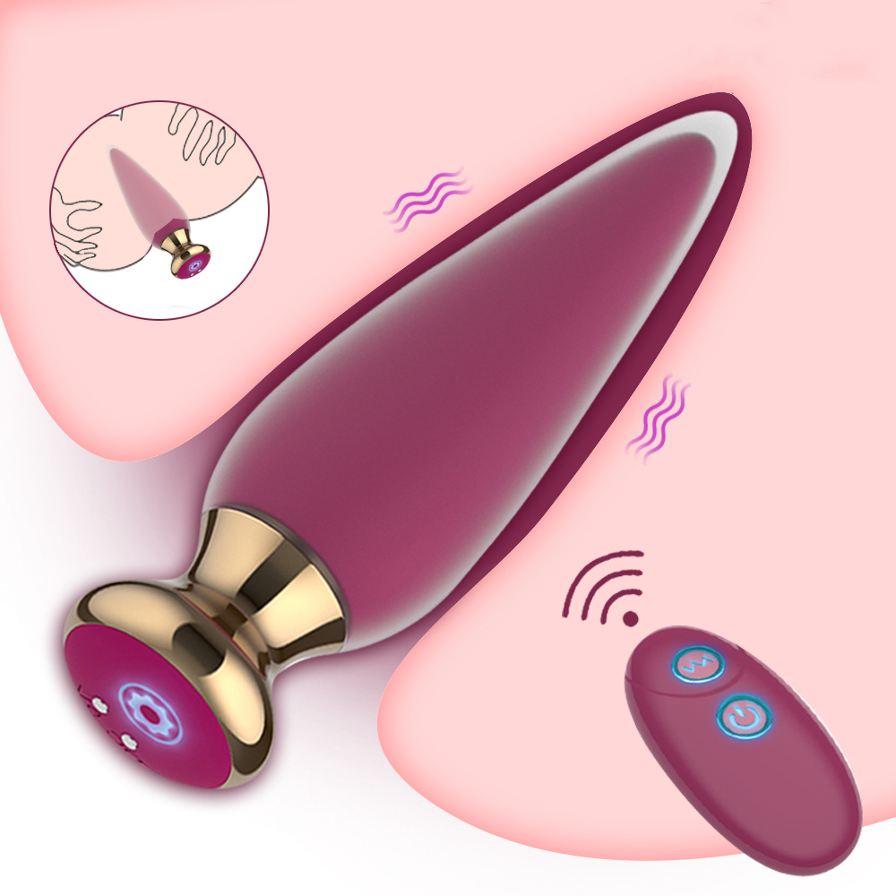 10 Vibration Modes Anal Plug Vibrator For Couples Prostate Massager With Remote Control