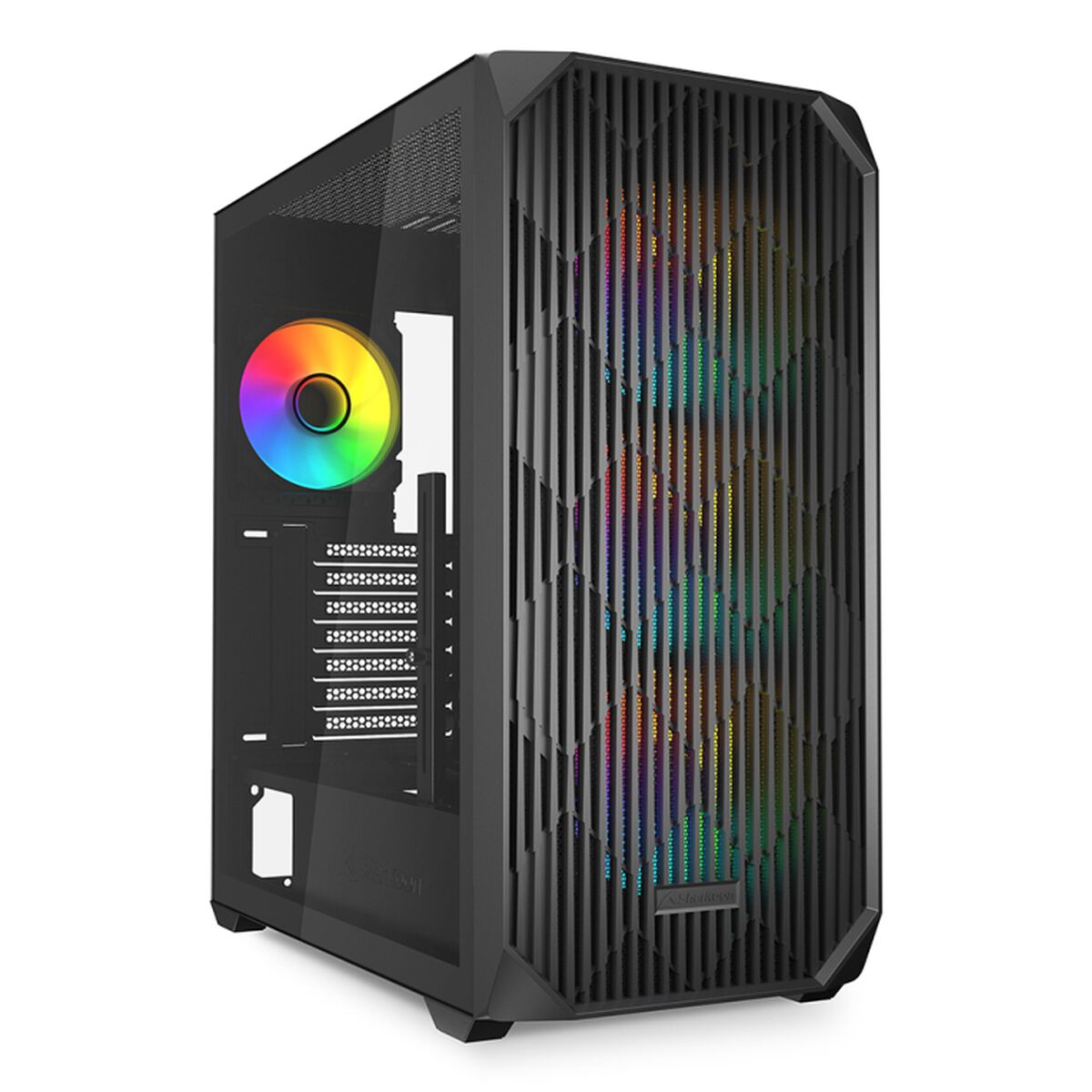 ATX Semi-tower Box Sharkoon AK3 RGB Black