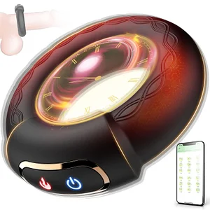 Heating Penis Ring Vibrator Sex Toys For Men