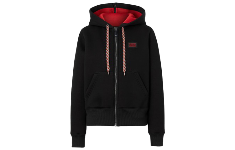 Burberry Sweatshirt Jacket Women's Black
