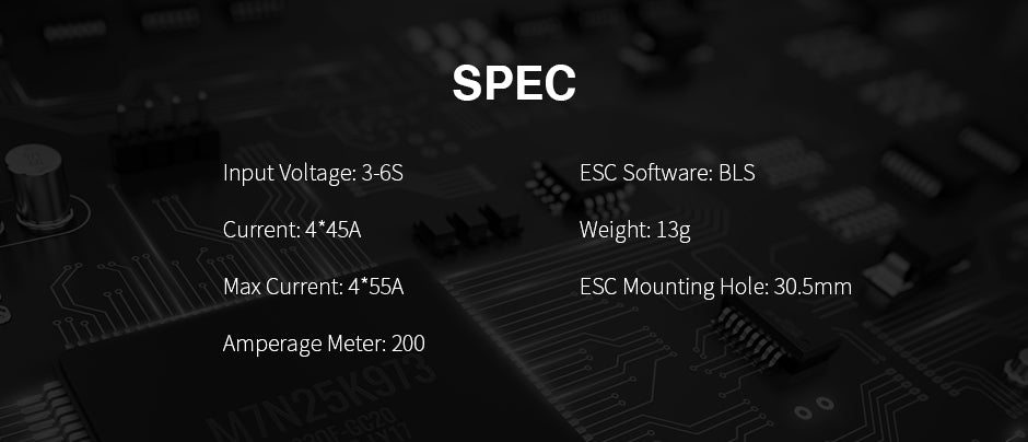 TMOTOR-FPV-ESC-V45A-LITE-6S-4IN1