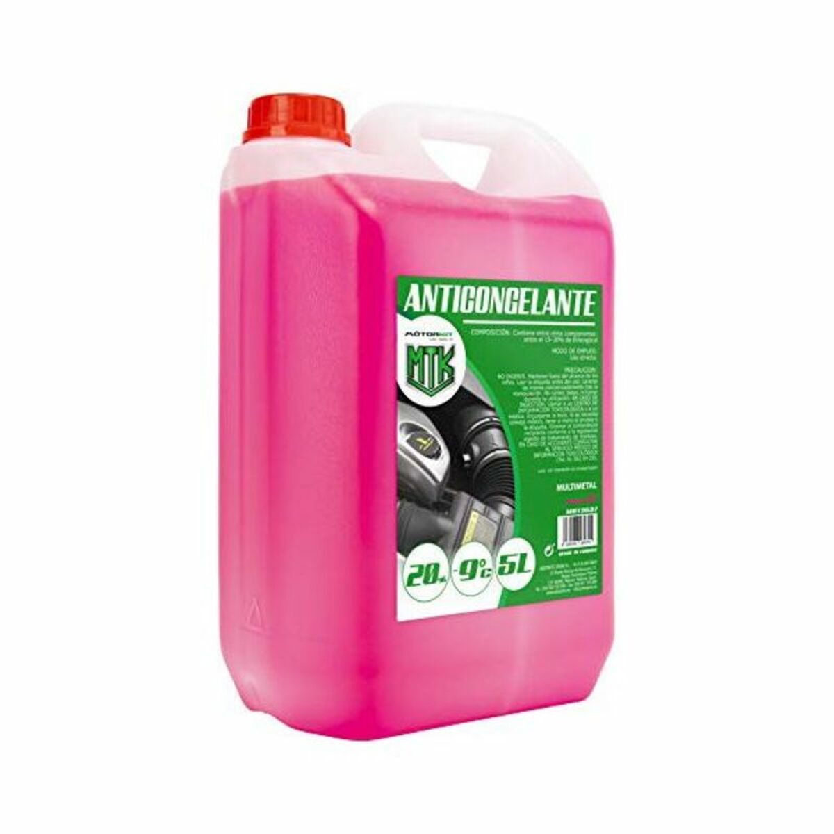 Antifreeze Motorkit -9&ordm; 20% Pink (5 L)