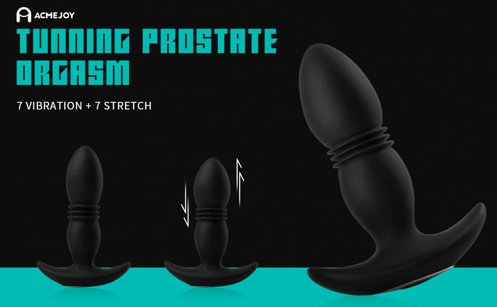 Anal Sex Toys 5.7” Remote Control Automatic Prostate Vibrator 15