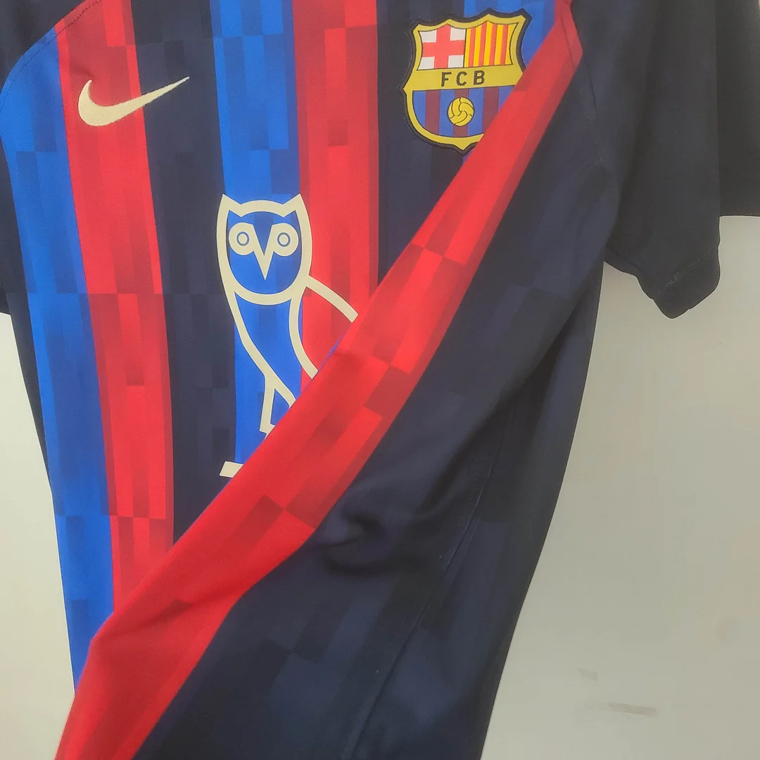 2022/2023 Barcelona Home Drake Model Football Shirt 1:1 Thai Quality