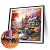 Diamond Painting-DIY Full Round Drill Forest(40*40 CM)
