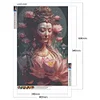 Fleur De Lotus Bouddhiste Guanyin - Diamant Rond 40X60CM