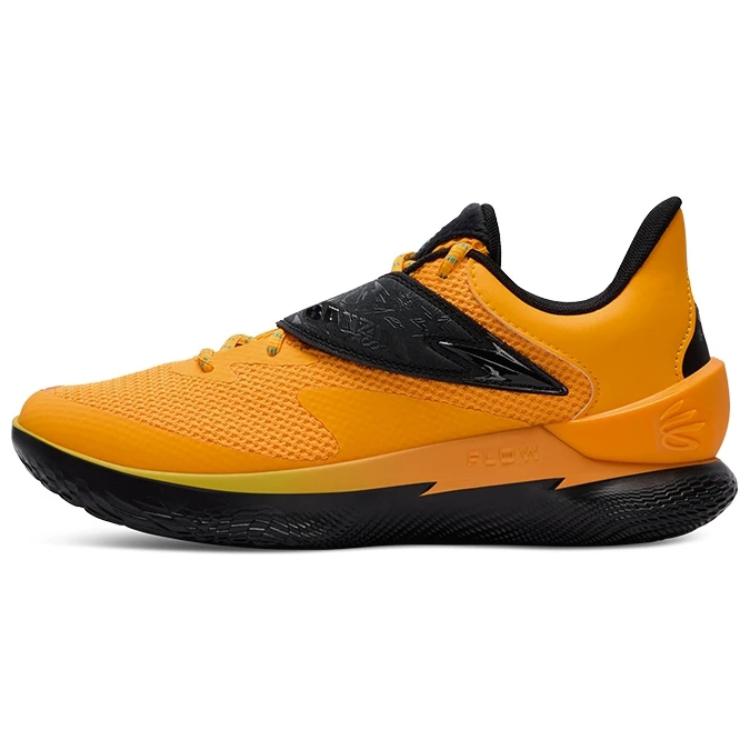 Under Armour Curry Fox 1 Slip-Resistant Low-Top Basketball Shoes Men's Yellow Black