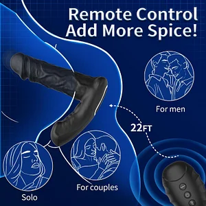 Thrusting Expanding Anal Dildo Vibrator Prostate Massager Anal Plug Remote Control
