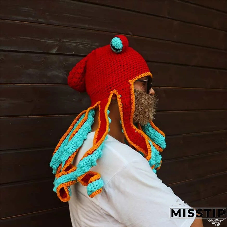 Octopus Head Knit Beanie