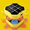 Puzzle Tic Tac Toe Bolt Game, 3 in 1 Handheld Puzzle Game Console, Single Player Mode Versus Mode